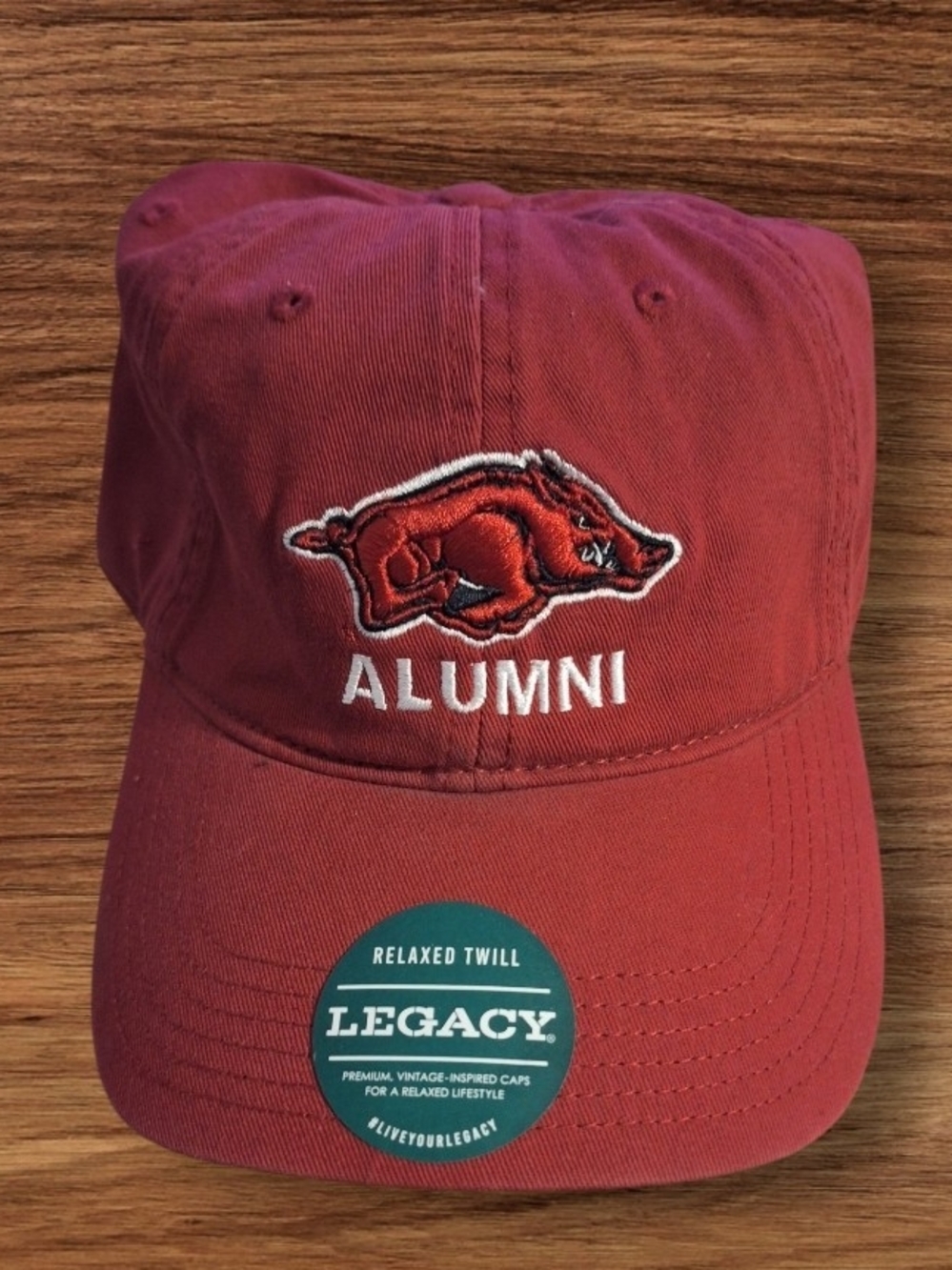 Legacy Maroon Relaxed Twill Baseball Cap